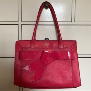 Kate spade pink bow shoulder bag